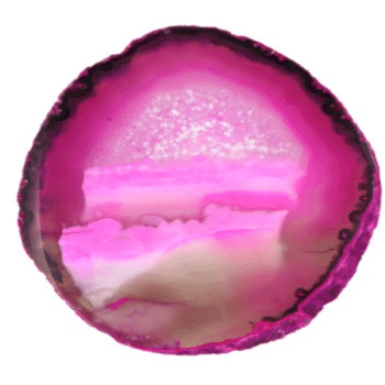 Agaat: Agaat Schijf - Roze - Gekleurd (M) kopen - NASMA.be