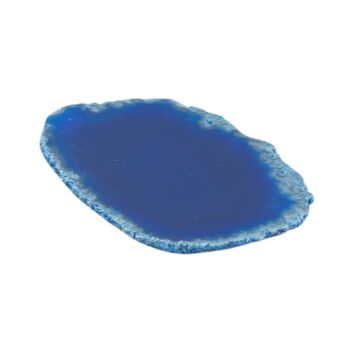 Agaat: Agaat Schijf - Blauw - Gekleurd (S) kopen - NASMA.be